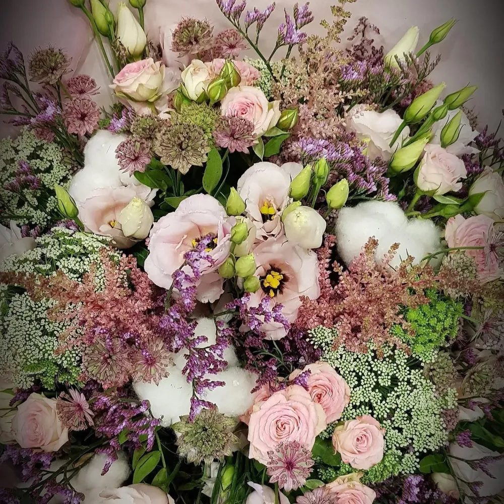 Flores secas en Madrid